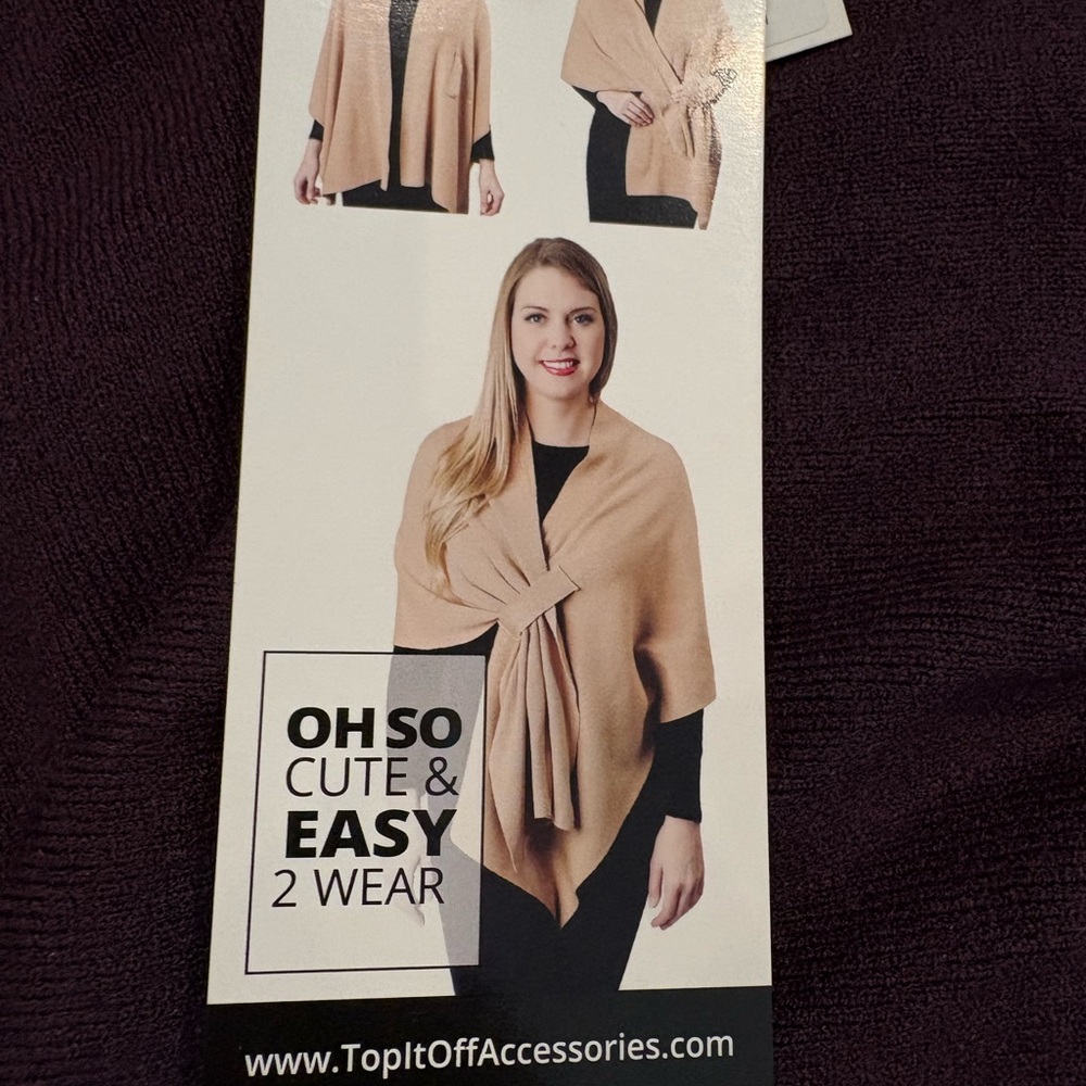 Plum Scarf Wrap Accessories